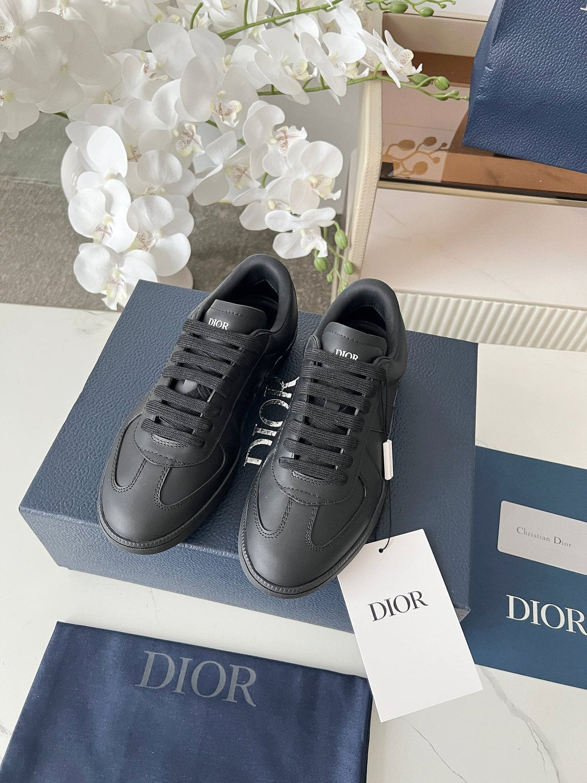 Dior B01 Low-Top Sneakers — front