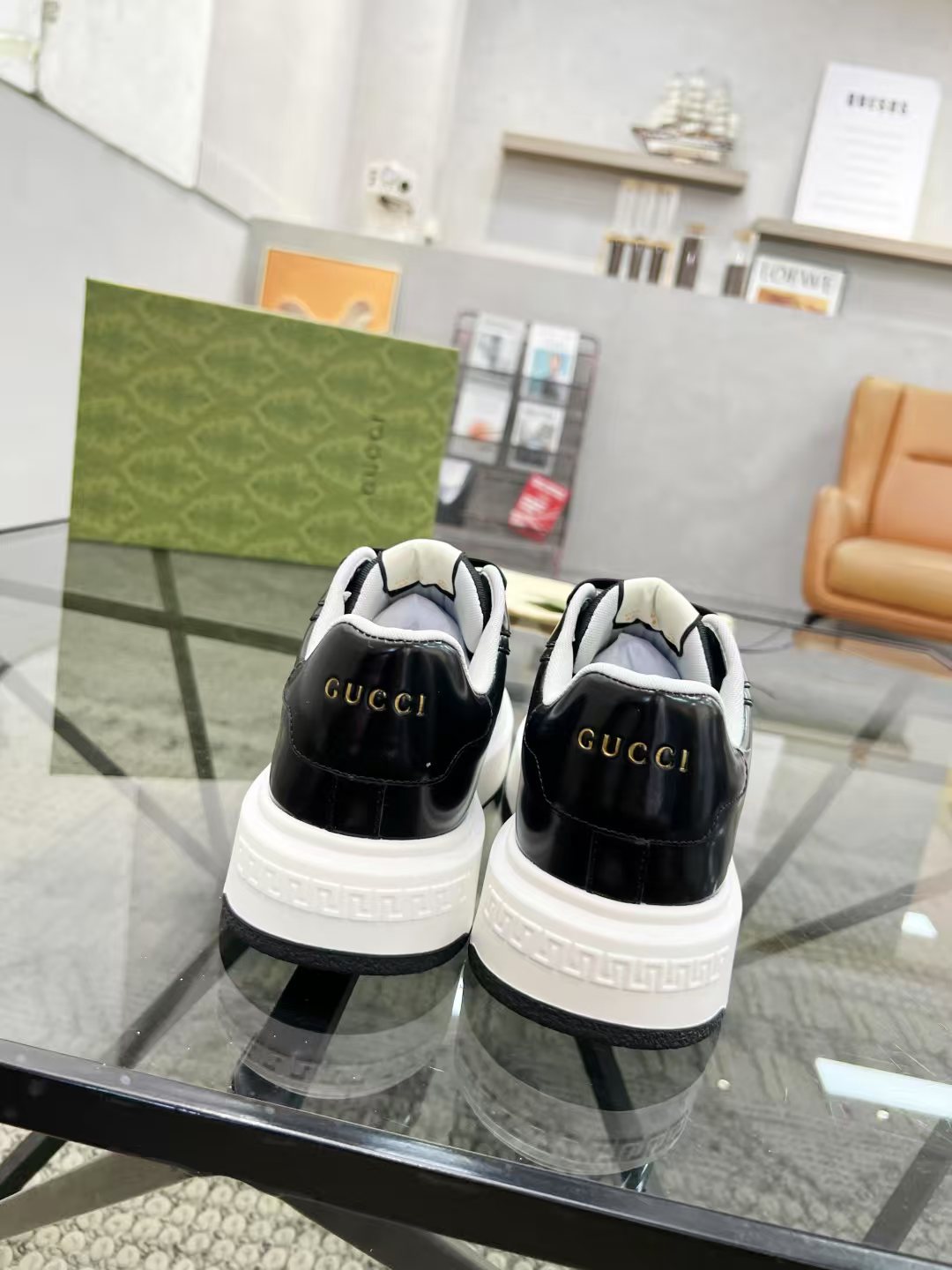 Gucci Platform Low-Top Sneakers — back