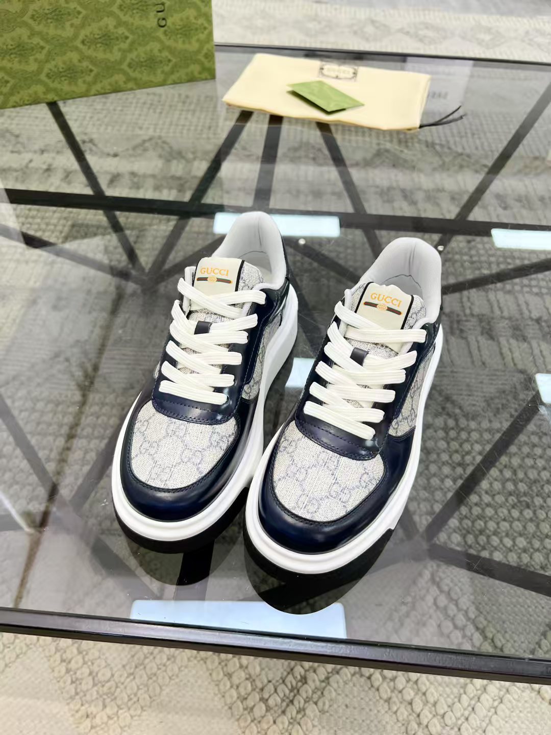 Gucci Platform Low-Top Sneakers — front