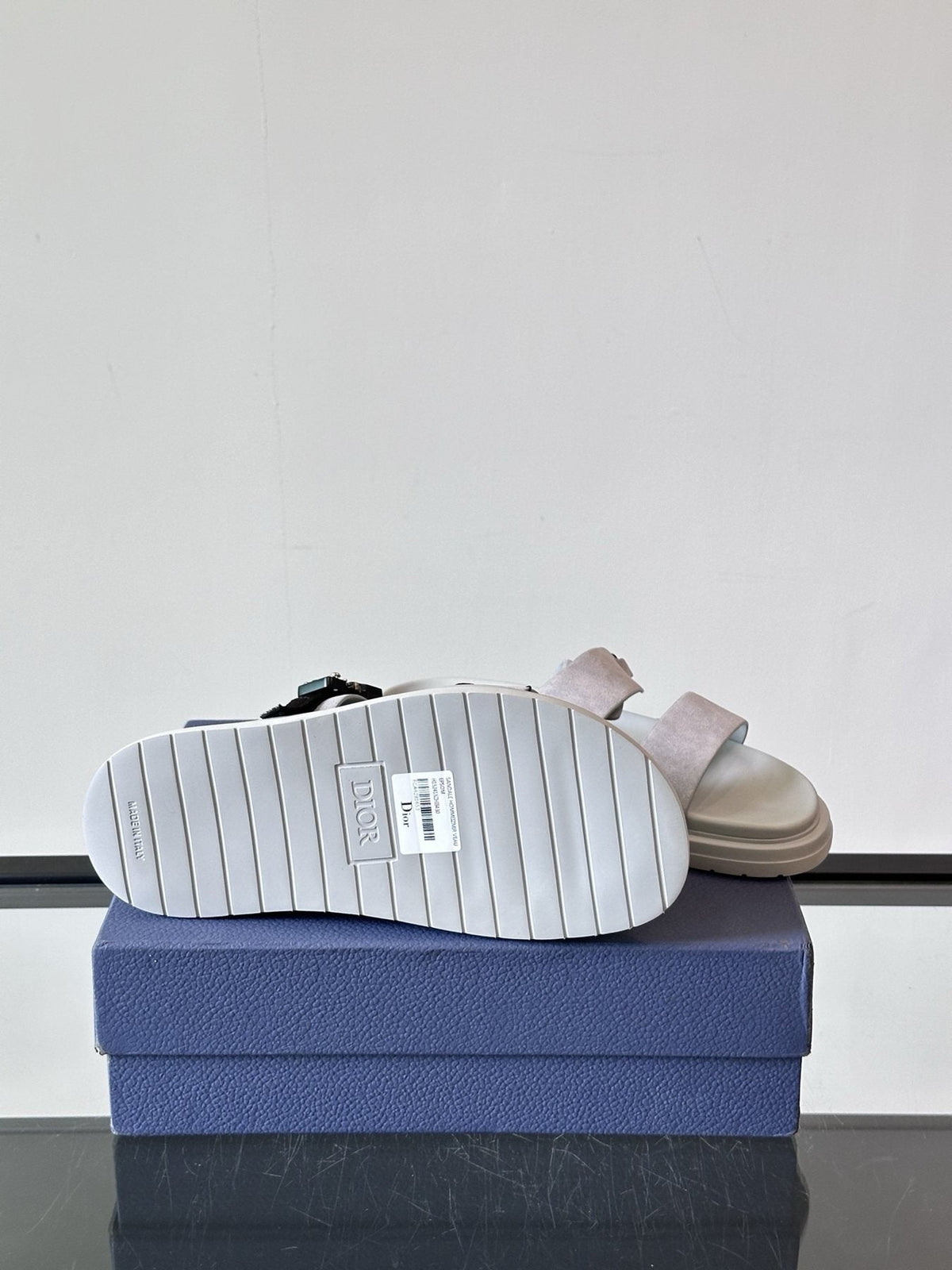 Dior Two-Strap Slide Sandals — back