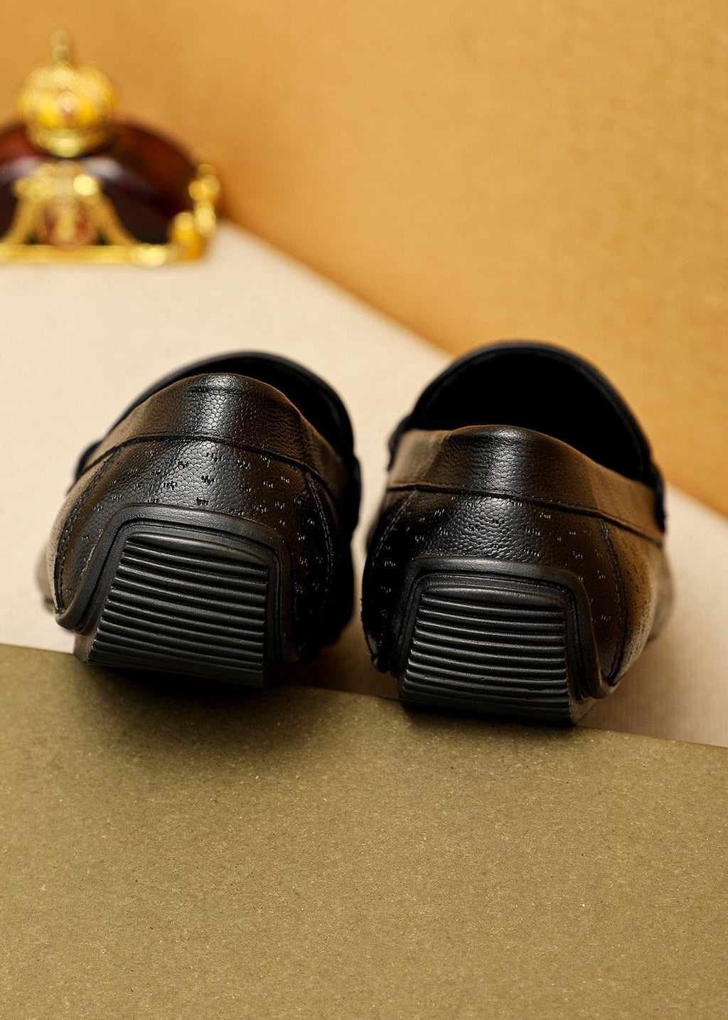 Bottega Veneta Perforated Driving Loafers — detail
