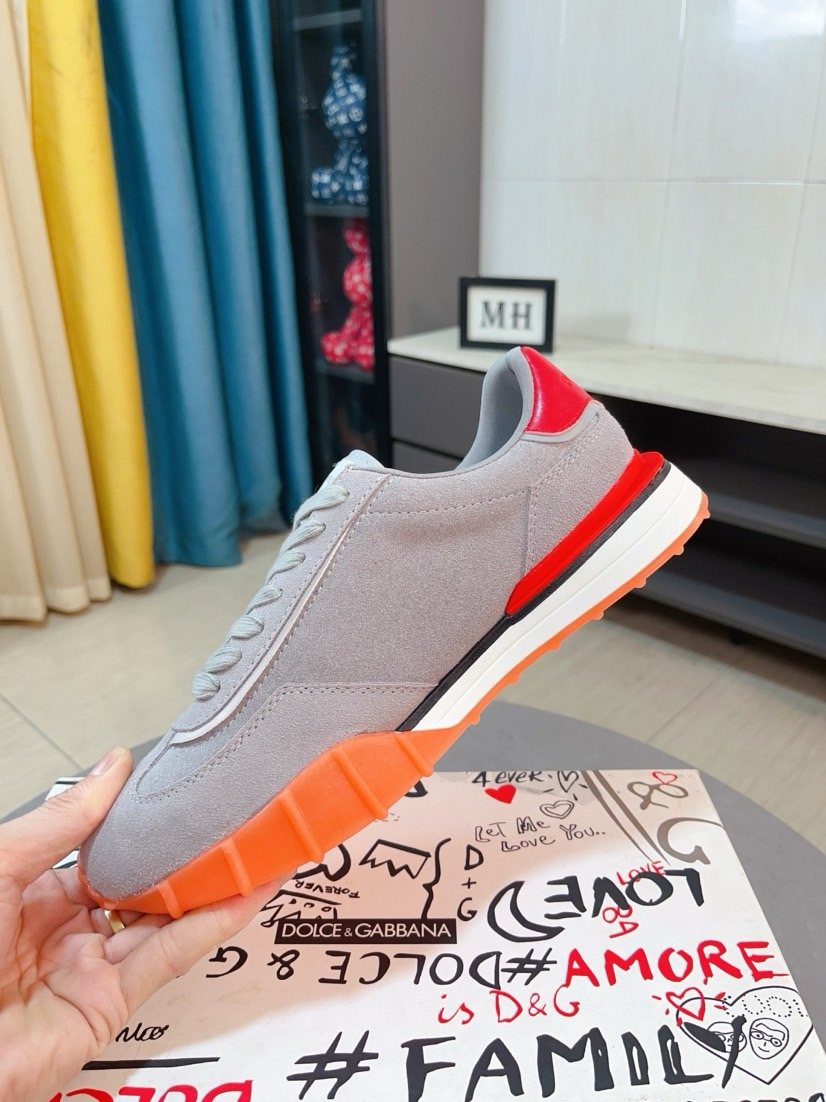 微商相册测试鞋子-Dolce & Gabbana Logo Low-Top Sneakers — side