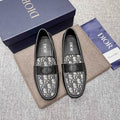 Dior Patterned Vamp Loafers — hero