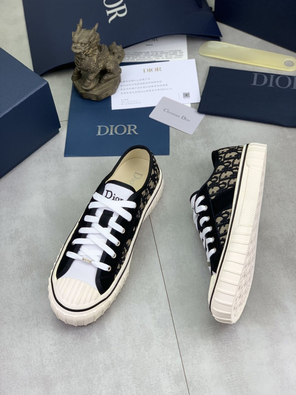 Dior Hooper Low-Top Sneakers — side