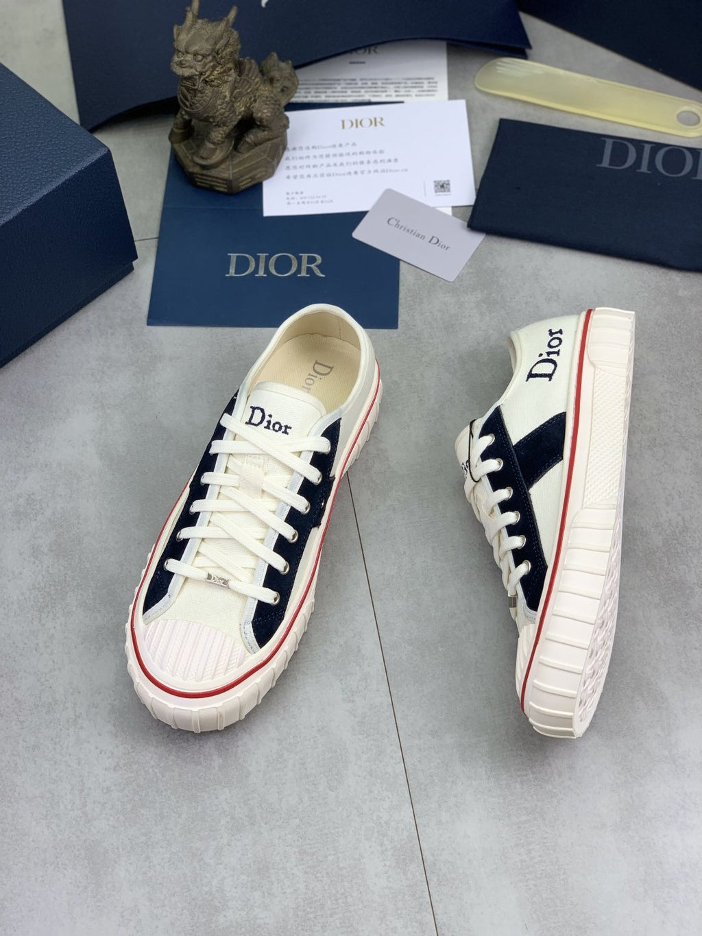 Dior Hooper Low-Top Sneakers — side