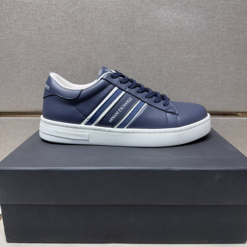 Armani Striped Low-Top Sneakers — side