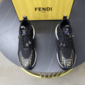 Fendi Black Monogram Low-Top Sneakers — hero